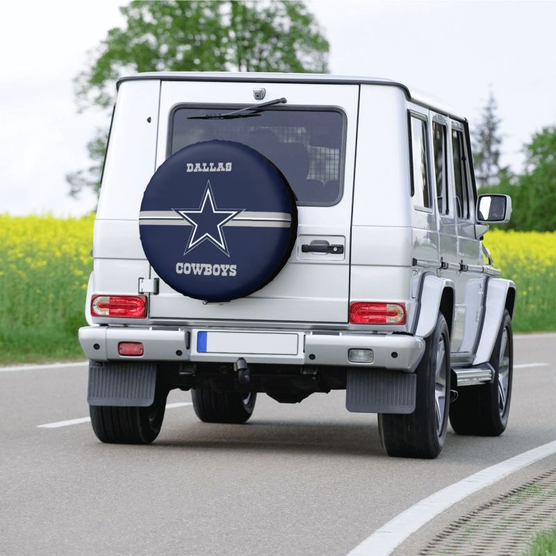 Dallas Cowboys 4 Car tire protective cover waterproof and dustproof tire cover