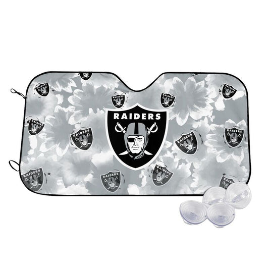 Las Vegas Raiders Printed multi size car front windshield sunshade car windshield sunshade
