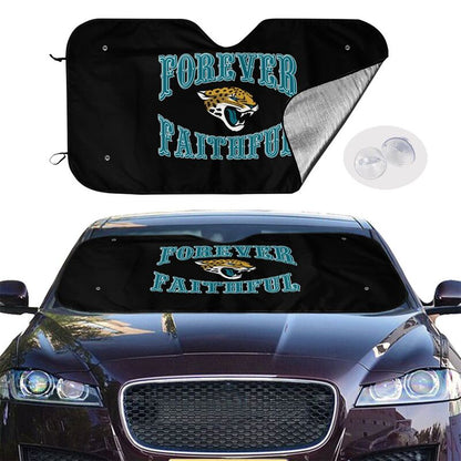 Jacksonville Jaguars Printing car multi size front windshield sunshade car windshield sunshade