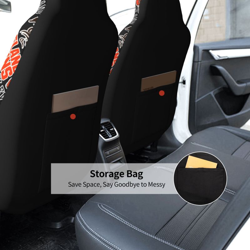 Cleveland Browns Printed seat dust protection cover car seat protective cover