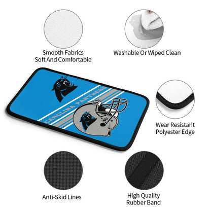 Carolina Panthers Print armrest protective cover car armrest box cushion