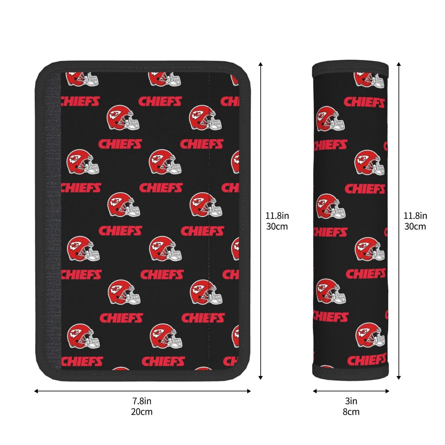 Kansas City Chiefs Car seat belt shoulder strap adult seat belt protective cover