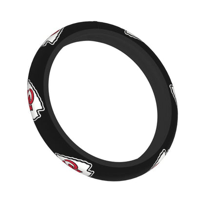 Kansas City Chiefs Printed elastic steering wheel cover car steering wheel protective cover