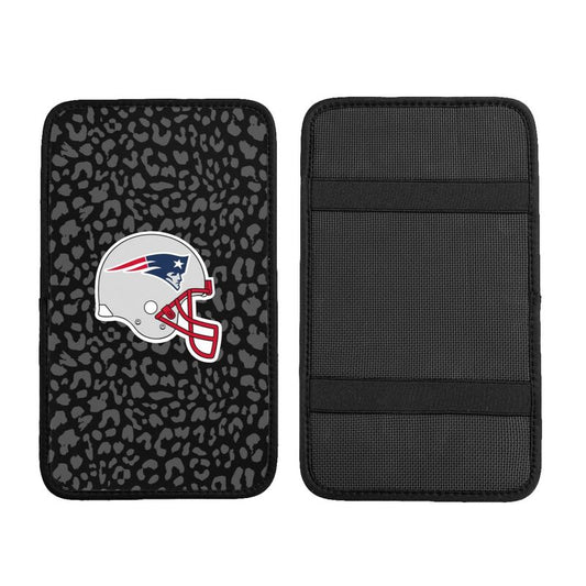 New England Patriots 2 printed Car handrail box cushion Personalized car armrest cover