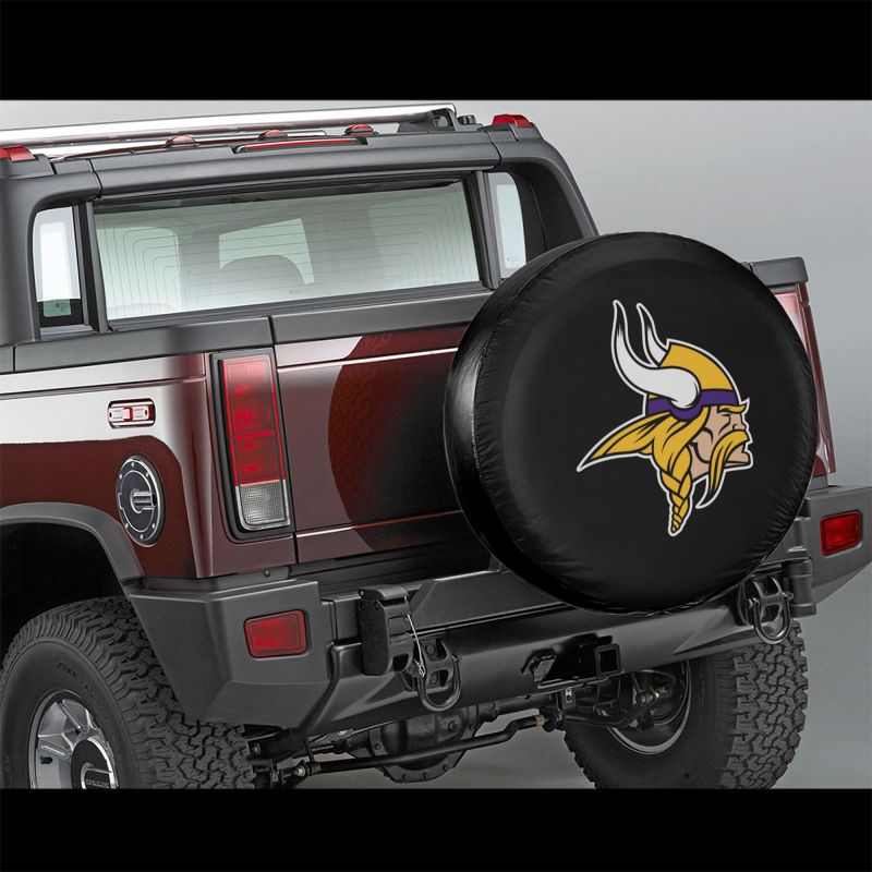 Minnesota Vikings Car tire protective cover waterproof and dustproof tire cover