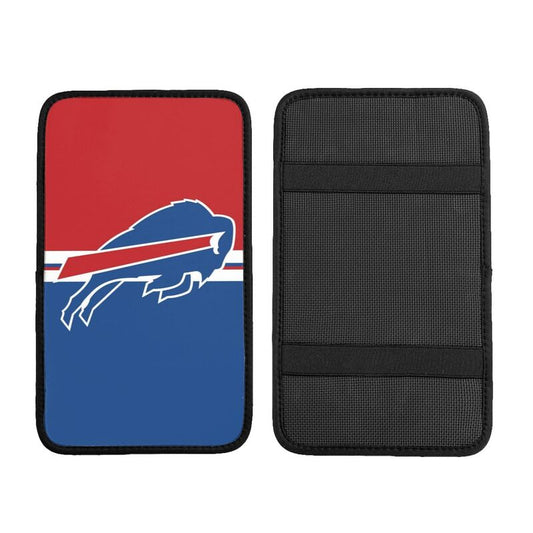 Car armrest box pad Buffalo Bills 2 Printed central armrest box cushion protective pad