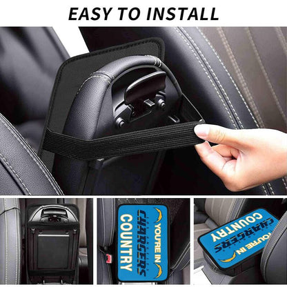 San Diego Chargers Printed car armrest box pad elbow support pad