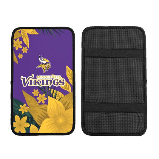 Minnesota Vikings Car armrest box protective cover car center console armrest pad