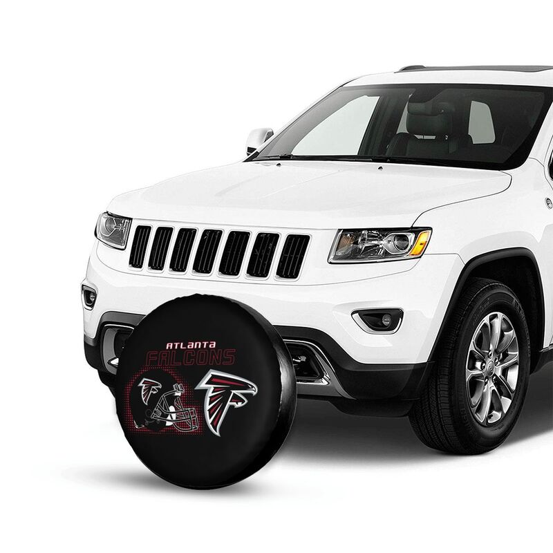 Atlanta Falcons Print car tire protection cover car spare tire dust protection covers