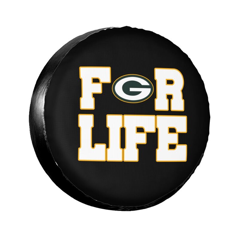 Green Bay Packers Printing tire protection cover car spare tire dust protection cover