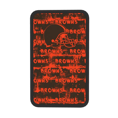 Cleveland Browns print Car armrest box protective cover car center console armrest pad