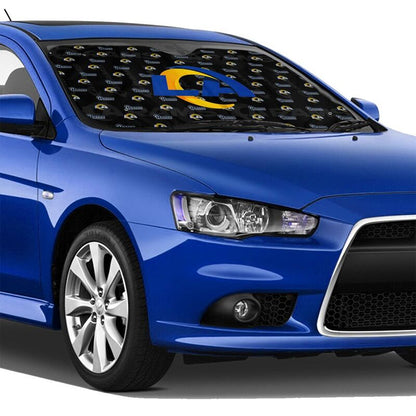 Los Angeles Rams 2 Printed is suitable for front Car windshield sunshades Car windshield sunshades