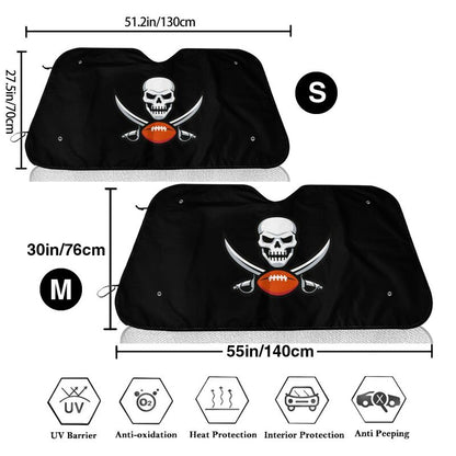 Tampa Bay Buccaneers 6 Print suitable for front Car windshield sunshades Car windshield sunshades