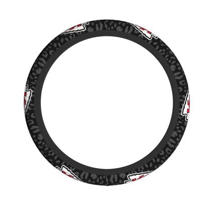 Kansas City Chiefs Printed elastic steering wheel cover car anti-skid cover