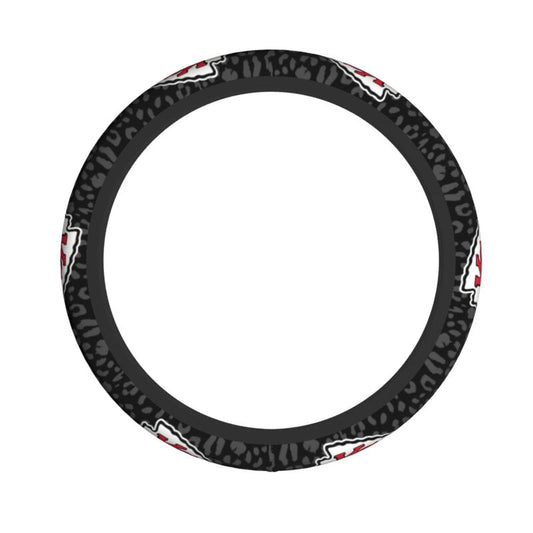 Kansas City Chiefs Printed elastic steering wheel cover car anti-skid cover