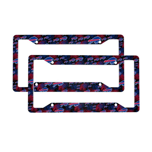 Buffalo Bills Print Car license plate frame four hole license plate holder (one pair)