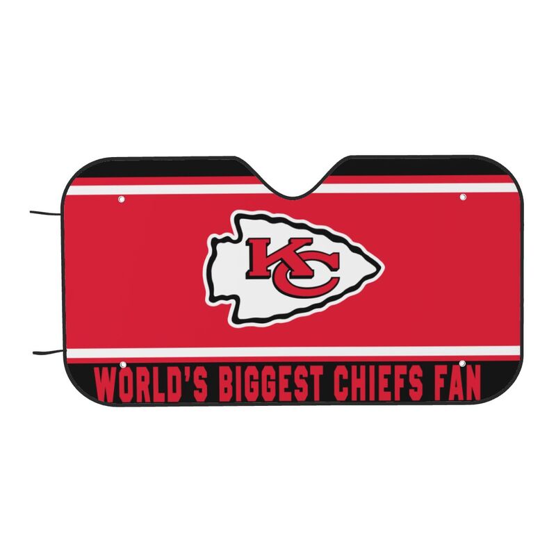 Kansas City Chiefs Printing is suitable for car front windshield sunshades Car windshield sunshades