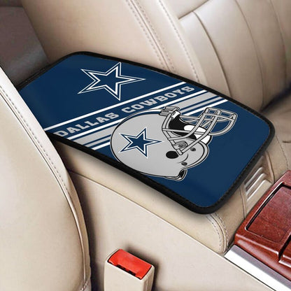 Car armrest box pad Dallas Cowboys Printed central armrest box elbow pad