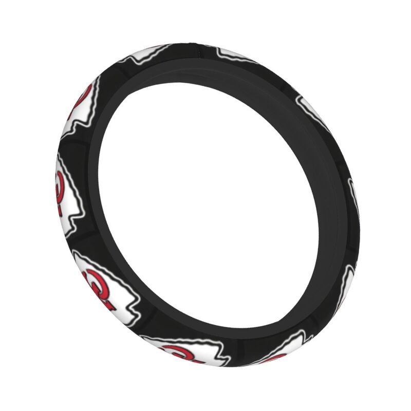 Kansas City Chiefs Printed breathable anti slip cover elastic steering wheel cover