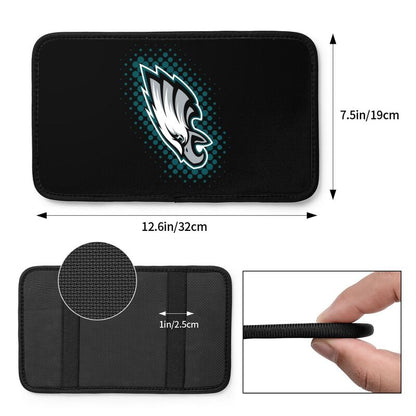 Philadelphia Eagles Printed car armrest box cushion armrest protective cover