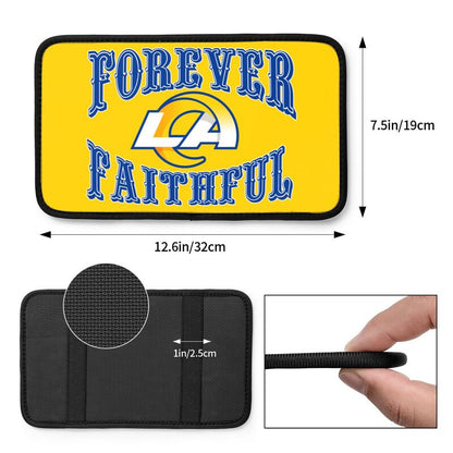 Los Angeles Rams Print car armrest box cover armrest protective cover