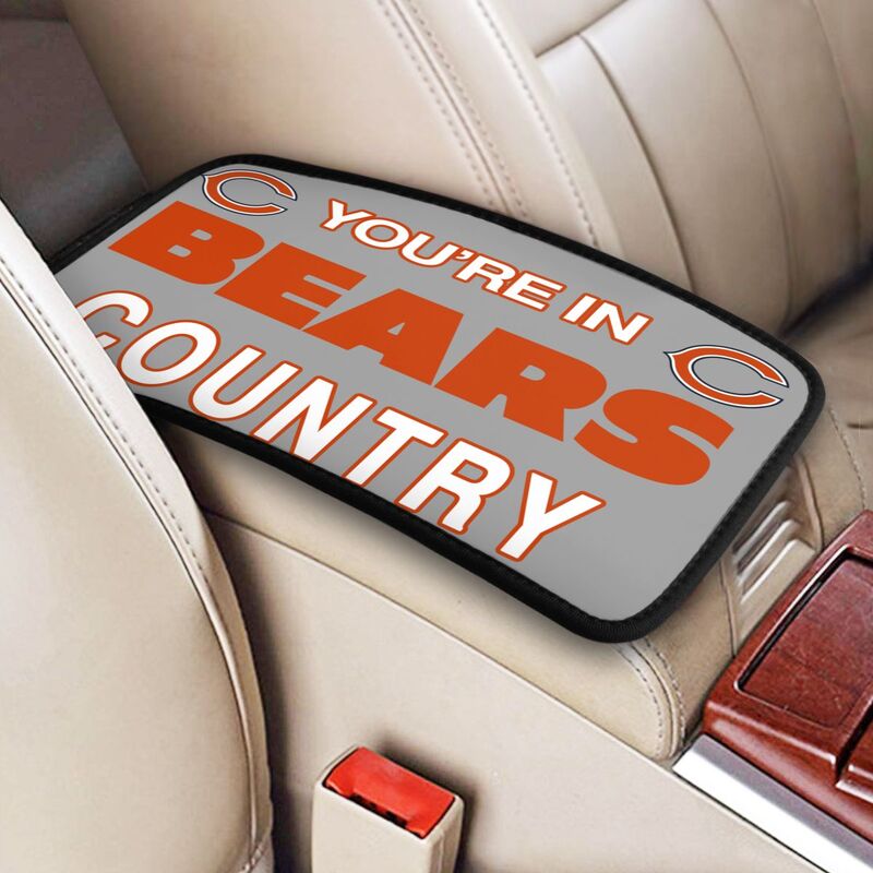 Chicago Bears Printed car armrest box pad elbow support pad