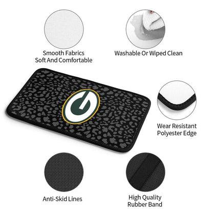 Green Bay Packers 2 print Car handrail box cushion Personalized car armrest cover