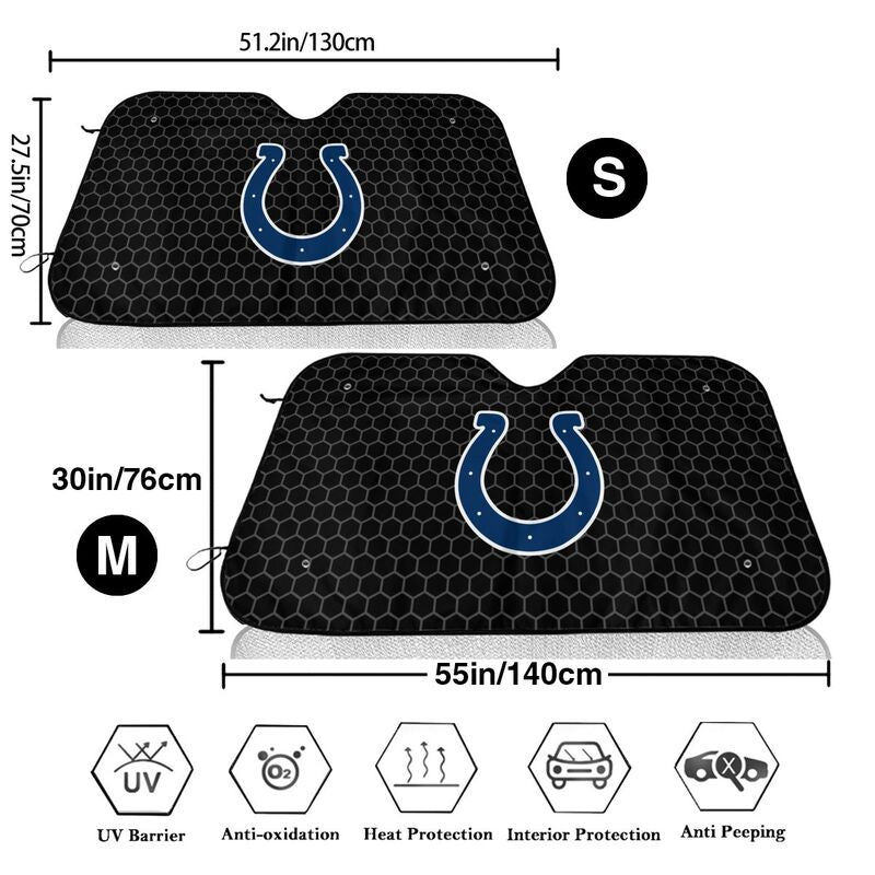 Indianapolis Colts Printed is suitable front Car windshield sunshades Car windshield sunshades