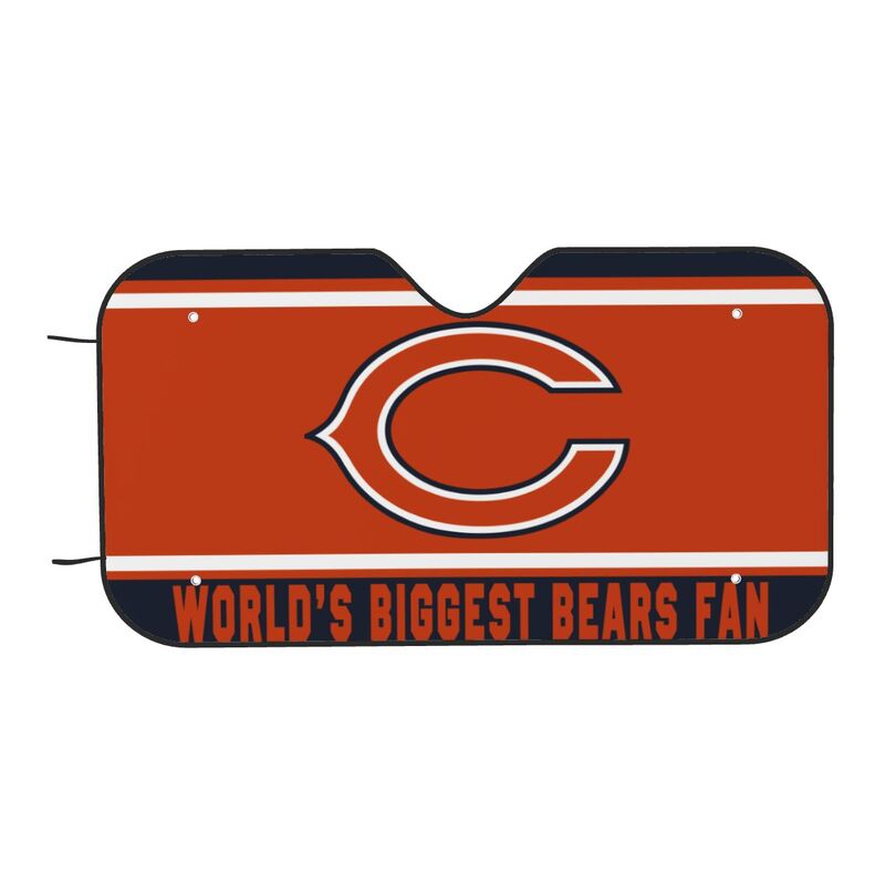 Chicago Bears Printing is suitable for car front windshield sunshades Car windshield sunshades