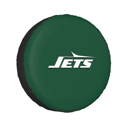 New York Jets Car tire protection cover spare tire waterproof and dustproof cover