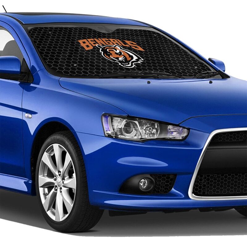Cincinnati Bengals 2 Printed is suitable front Car windshield sunshades Car windshield sunshades
