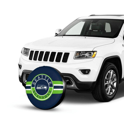 Seattle Seahawks Print tire protection cover car sun protection tire protection cover