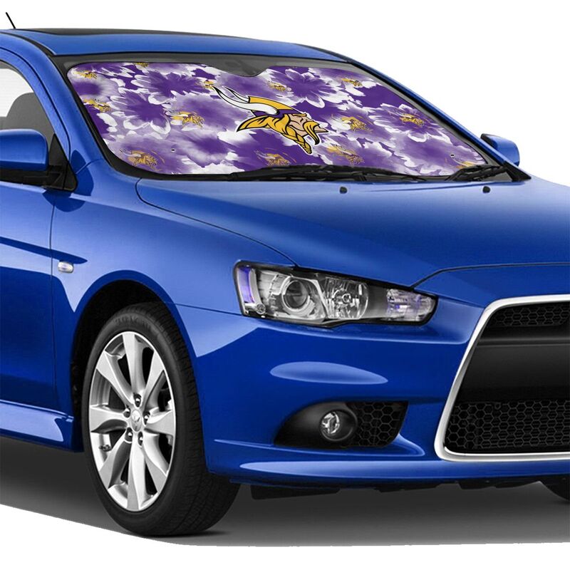 Minnesota Vikings Printed multi size car front windshield sunshade car windshield sunshade