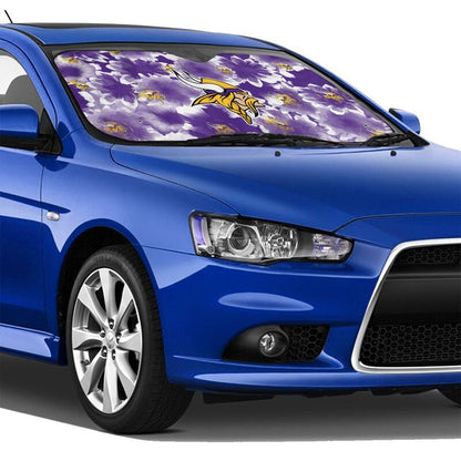 Minnesota Vikings Printed multi size car front windshield sunshade car windshield sunshade