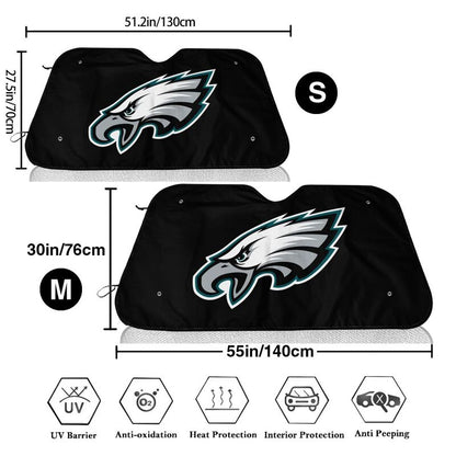 Philadelphia Eagles Printed car windshield sunshade (multi size)  front windshield sunshade