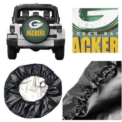 Green Bay Packers 4 Tyre protective cover car dustproof sunscreen tyre protective cover