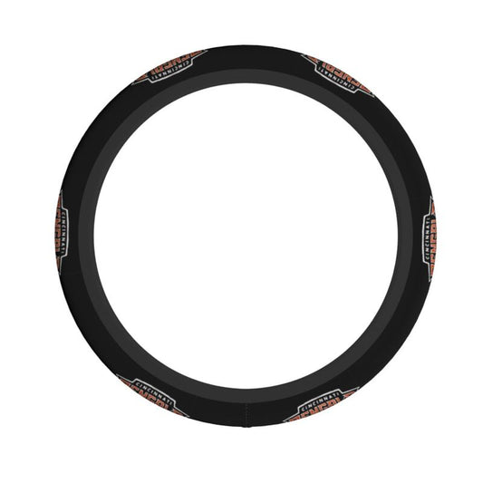 Cincinnati Bengals Printed elastic steering wheel cover anti slip breathable