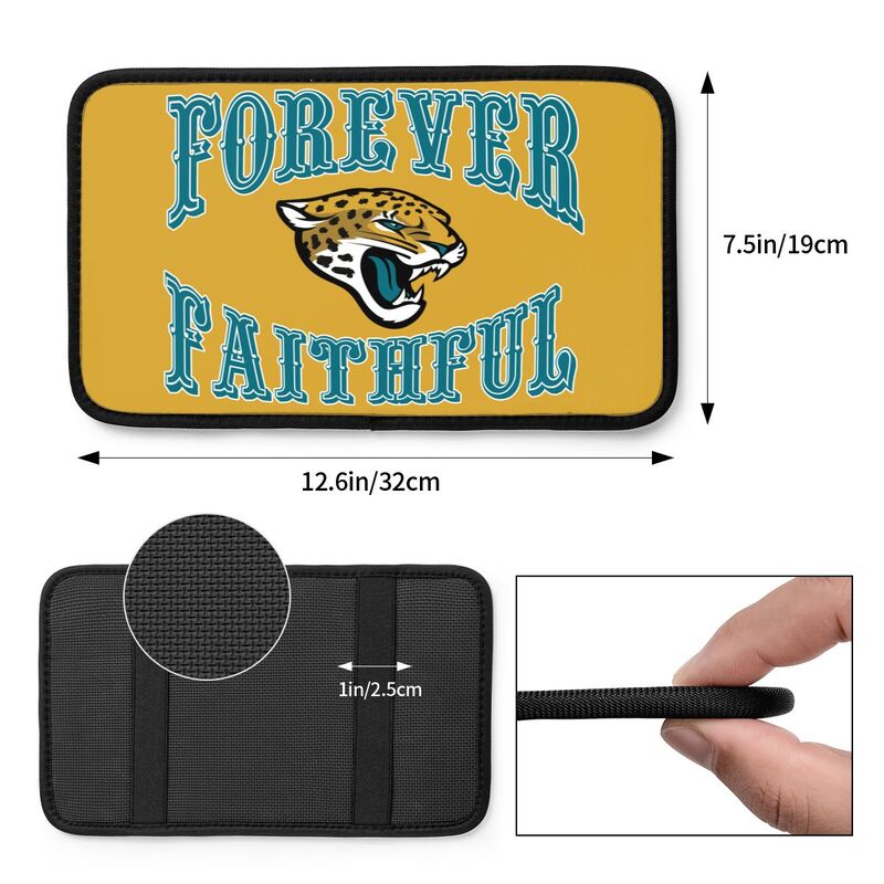 Jacksonville Jaguars Print car armrest box cover armrest protective cover