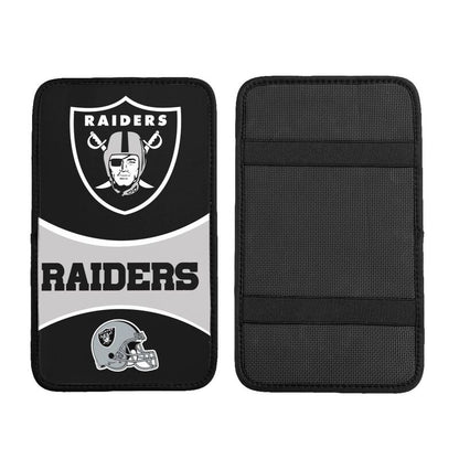 Las Vegas Raiders 1 Print car armrest box cushion armrest protective cover