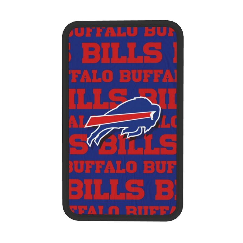 Car armrest box pad Buffalo Bills 1 Printed central armrest box pad protective pad