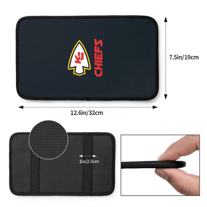 Kansas City Chiefs1 Printed car armrest box pad anti-abrasion pad