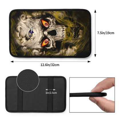 Baltimore Ravens Printed car armrest box pad elbow support anti slip pad
