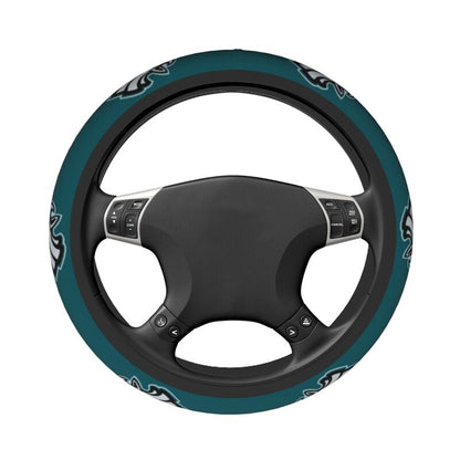 Philadelphia Eagles 4 Printed breathable elastic steering wheel anti slip cover