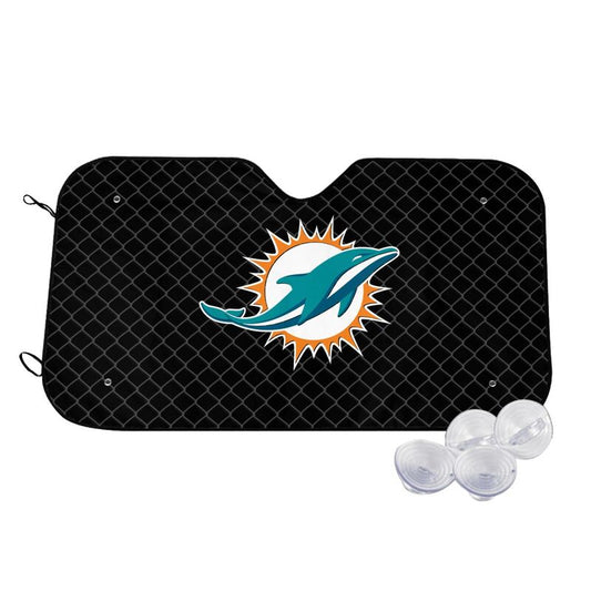 Miami Dolphins Print Car windshield sunshades is suitable front Car windshield sunshades