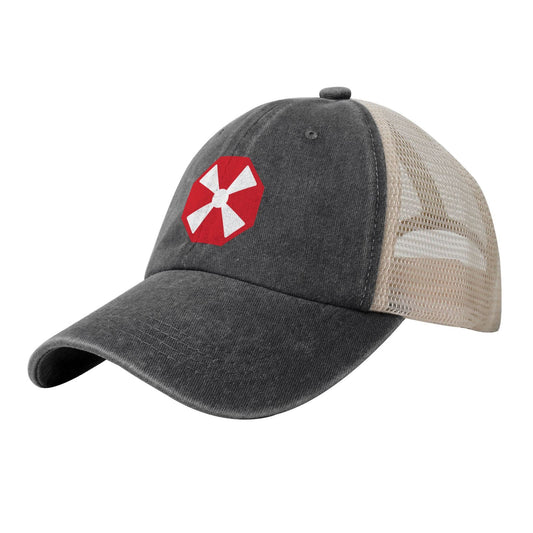 Eighth United States Army CSIB Printed unisex baseball cap adjustable grid baseball cap veteran gift