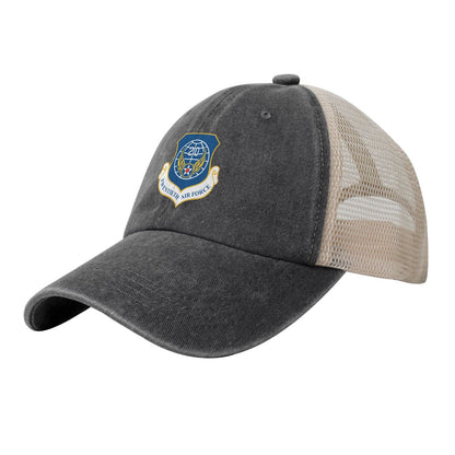 Twentieth Air Force_Emblem Printed unisex baseball cap adjustable grid baseball cap veteran gift