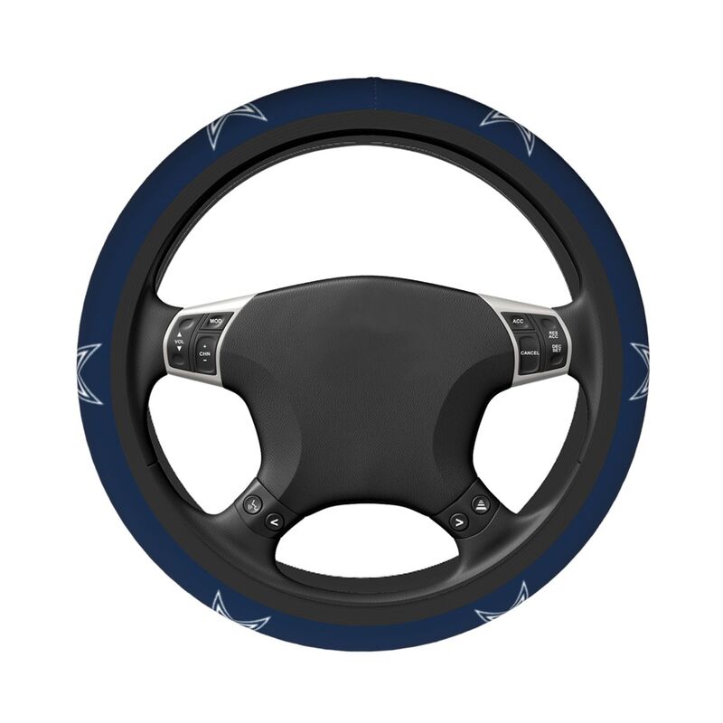 Dallas Cowboys 4 Printed elastic steering wheel cover anti slip breathable