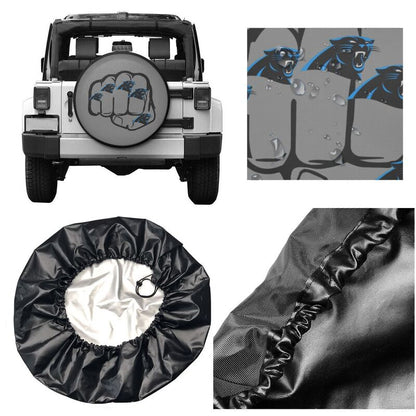 Carolina Panthers Print tire protection cover car spare tire dust protection covers