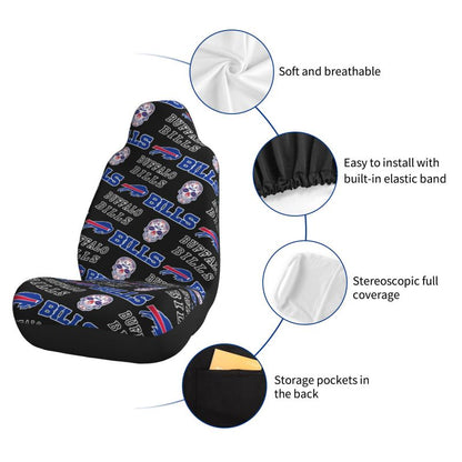 Buffalo Bills Printed seat dust protection cover car seat protective cover