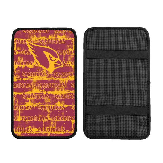 Arizona Cardinals print Car armrest box protective cover car center console armrest pad